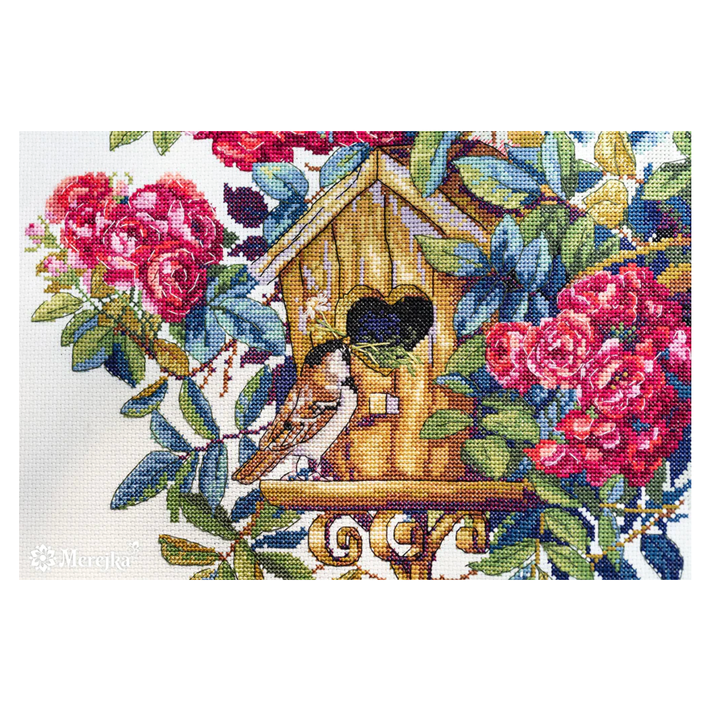 Merejka | Rose Bush Cross Stitch Kit K-150