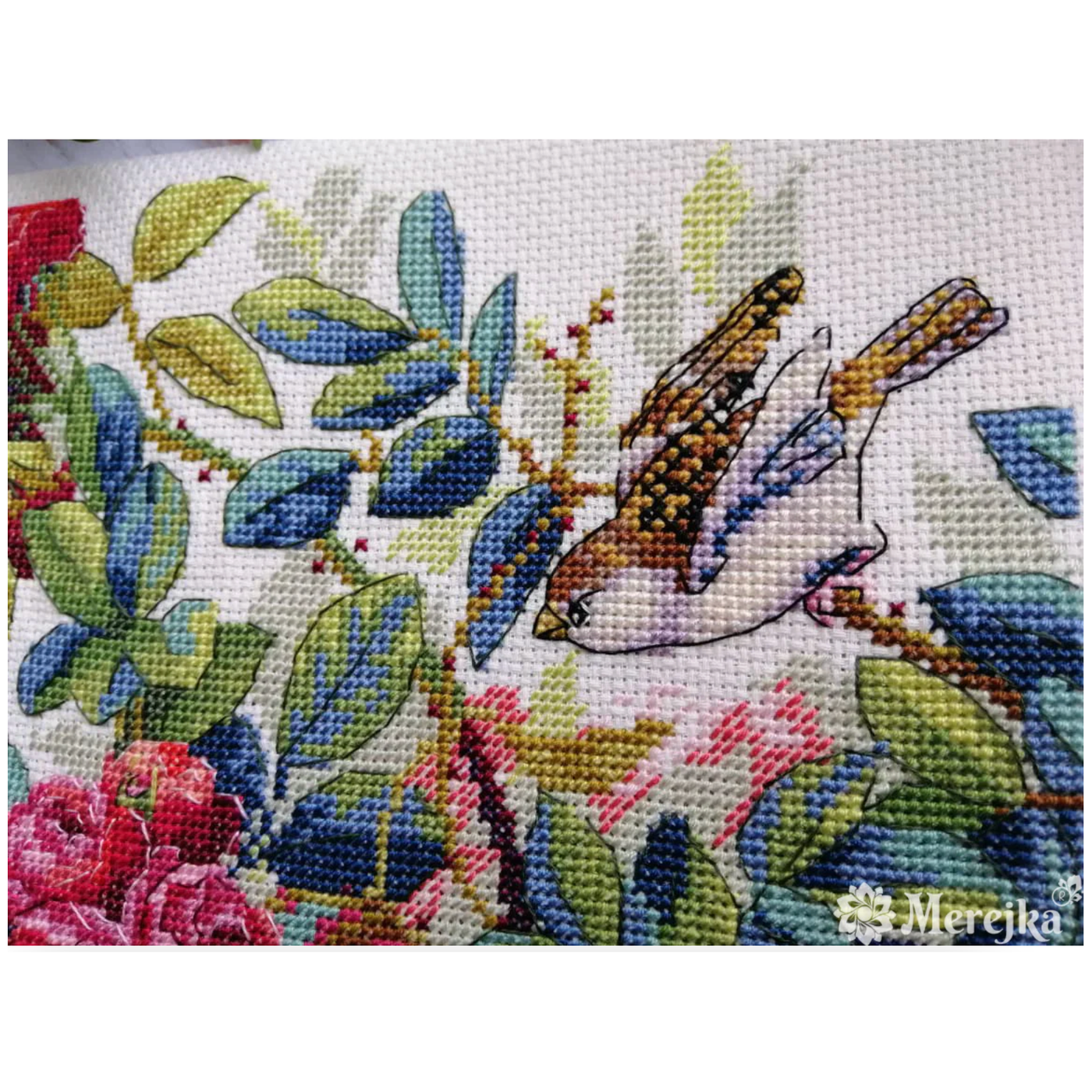Merejka | Rose Bush Cross Stitch Kit K-150