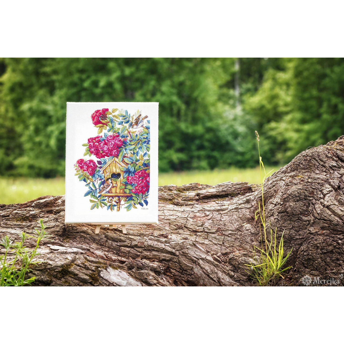 Merejka | Rose Bush Cross Stitch Kit K-150