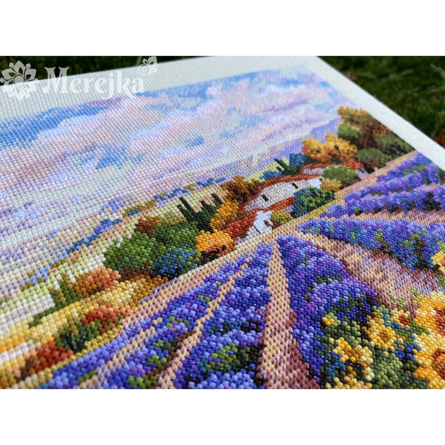 Merejka | Fields of Lavender & Sun Cross Stitch Kit K-179