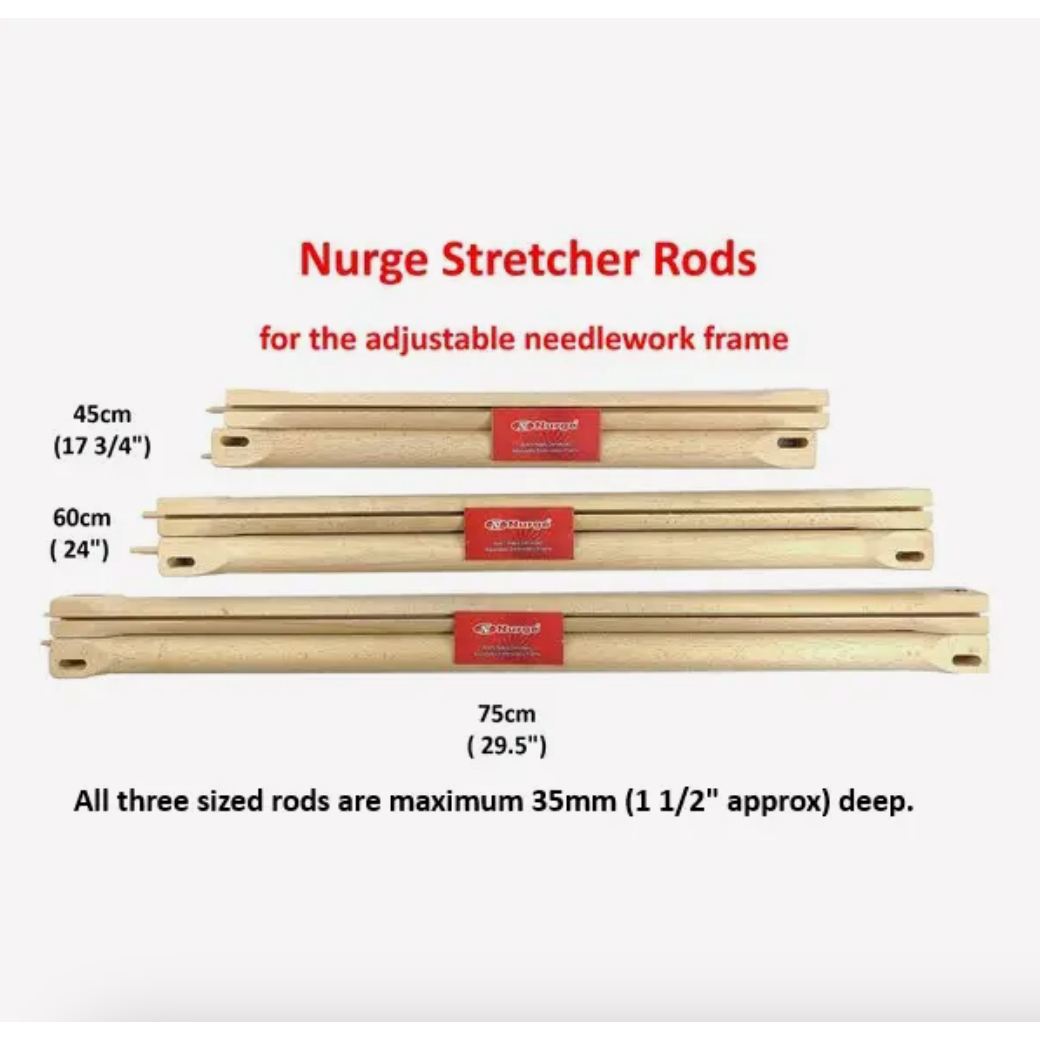 Spare Stretcher Rods For Nurge Adjustable Needlework Frame | 24"