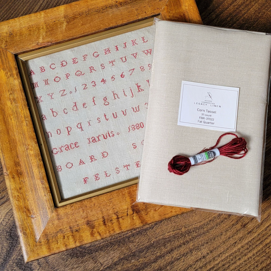 The Wishing Thorn | Grace Jarvis 1880 Reproduction Sampler