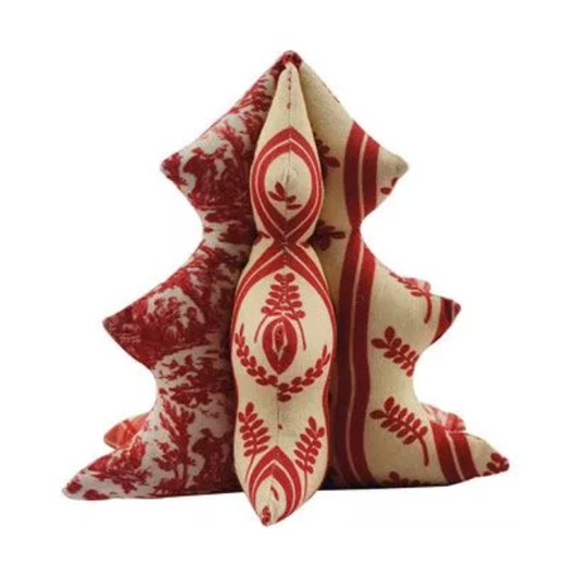 Sajou Christmas Tree Sewing Kit | Red Toile de Jouy