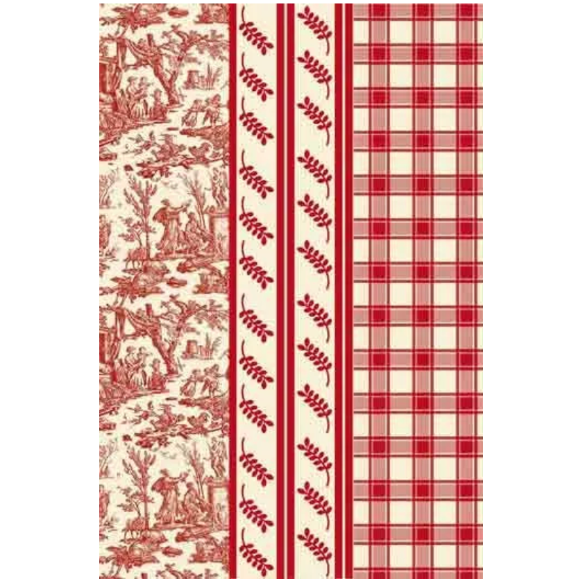 Sajou Christmas Tree Sewing Kit | Red Toile de Jouy