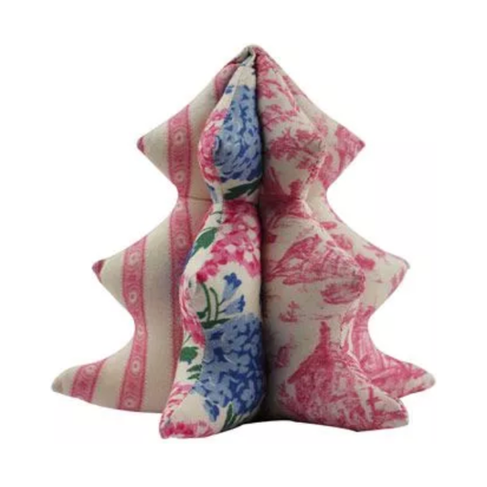 Sajou Christmas Tree Sewing Kit | Pink Toile de Jouy