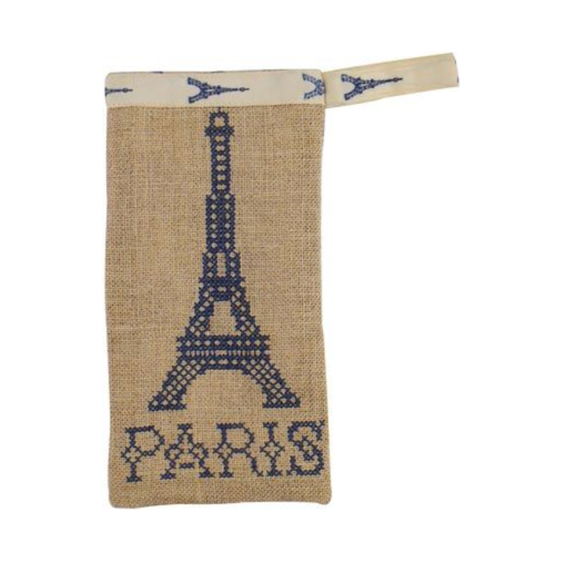 Sajou Eiffel Tower Cross Stitch Kit | Blue