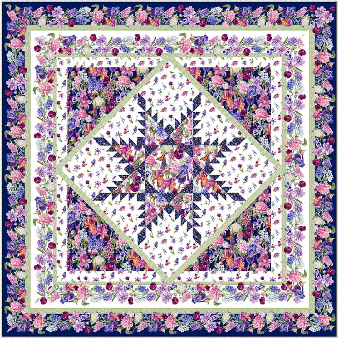 Quilt Fox Designs ~ Feathered Star Quilting Pattern and/or Kit