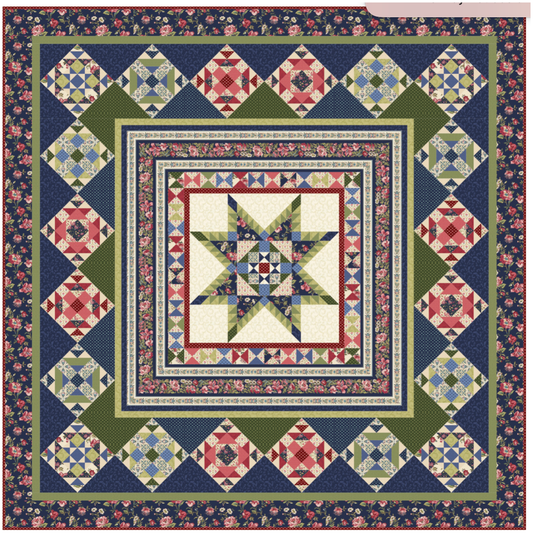 Midnight Meadow Block of the Month Featuring Midnight Meadow from Marcus Fabrics | Reservation Fee