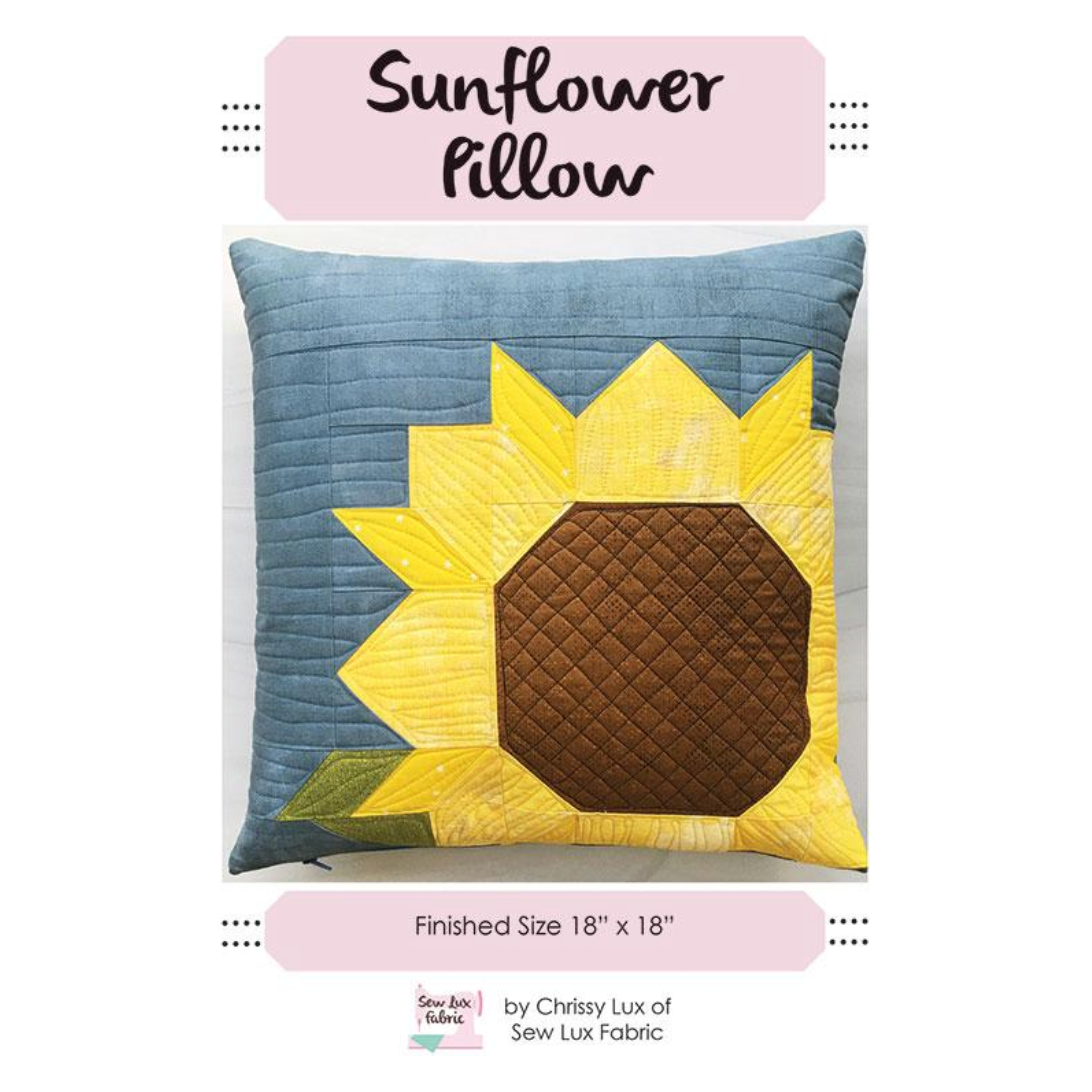 Sew Lux | Sunflower Pillow Quilt Pattern