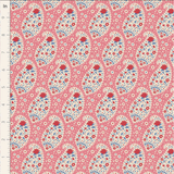 Tilda Fabrics Jubilee ~ TIL100546 ~ Tear Drop ~ Pink
