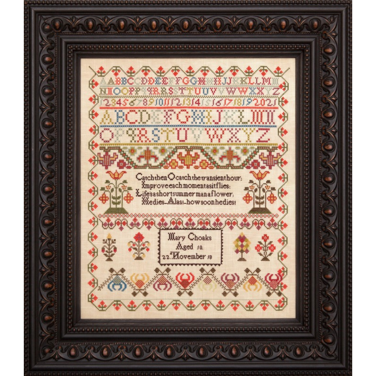 Mary's room 掛軸 墨書 Hands Across The Sea | Mary Choaks a Cornish Vanity Sampler