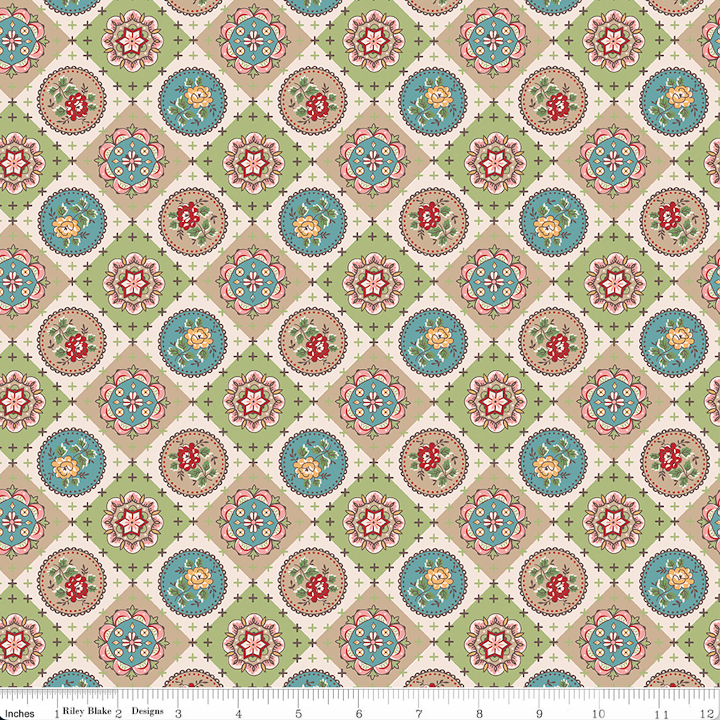 Lori Holt Mercantile ~ Heritage Multi C14381-MULTI