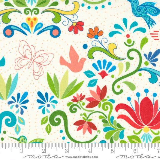 Land of Enchantment ~ Talavera Florals ~ Marshmallow 45030 11
