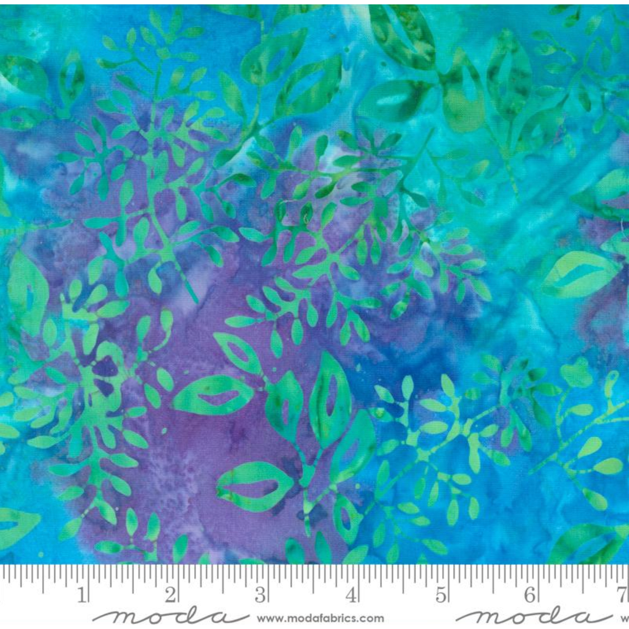 Chroma Batik ~ 46" remnant ~ Ocean ~ 4366 38