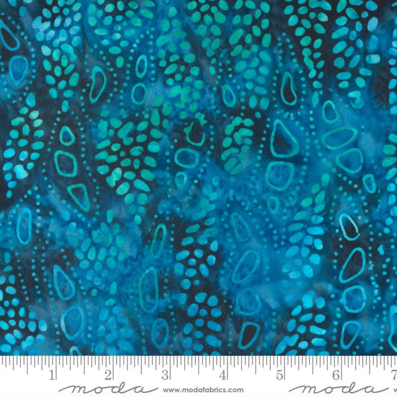 Chroma Batik ~ 33" remnant ~ Midnight ~ 4366 44