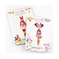 Diy Dolly Kit - Iris Flower Bunny + 12 Page Handmade Book