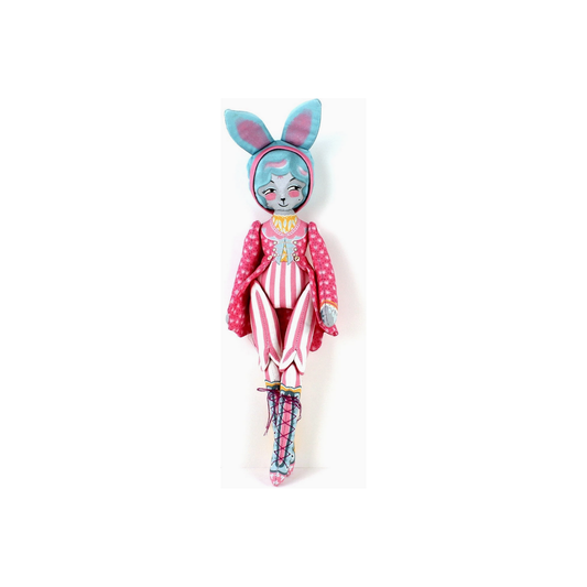 Diy Dolly Kit - Mewky the Circus Ringmaster Cat Bunny Doll