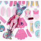 Diy Dolly Kit - Mewky the Circus Ringmaster Cat Bunny Doll