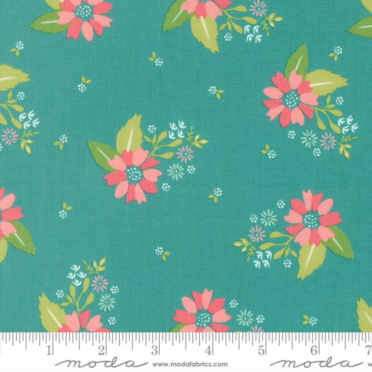 Strawberry Lemonade ~ Carnation Florals ~ Teal 37671 21