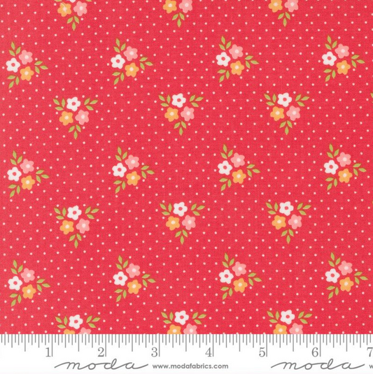 Strawberry Lemonade ~ Bouquets Florals Dots ~ Strawberry 37672 14
