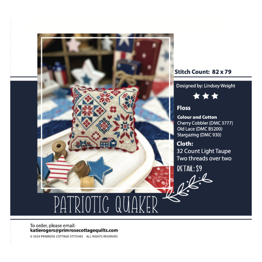 Primrose Cottage | Patriotic Quaker MARKET 2024
