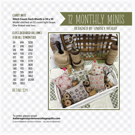 Primrose Cottage | 12 Monthly Minis MARKET 2024