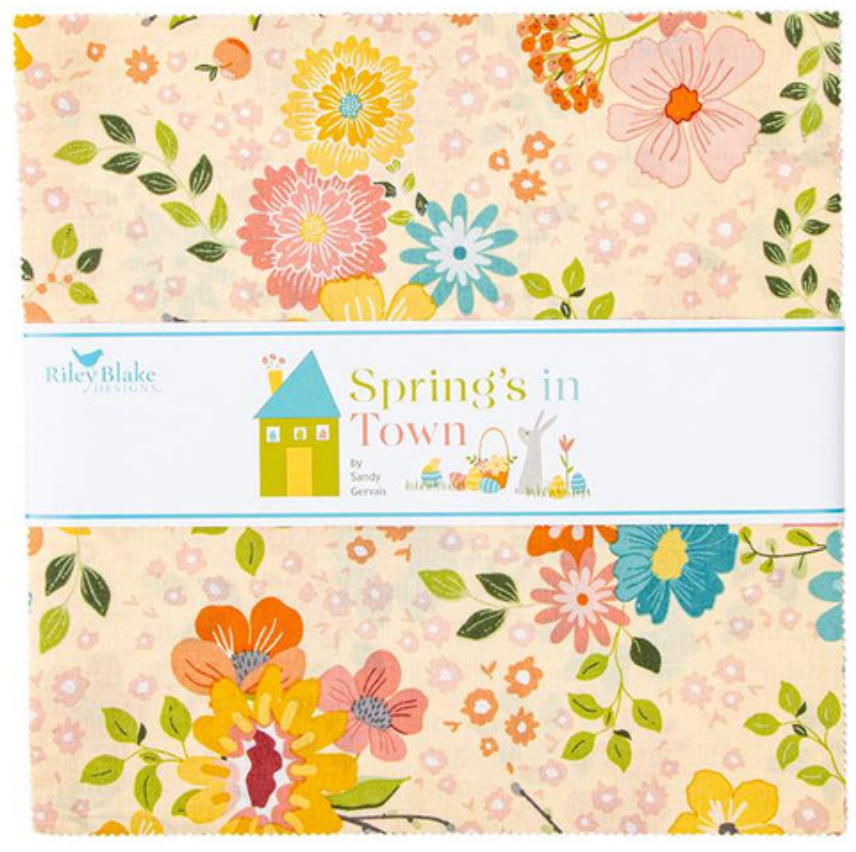 Spring's in Town ~ 10" Stacker 10-14210-42