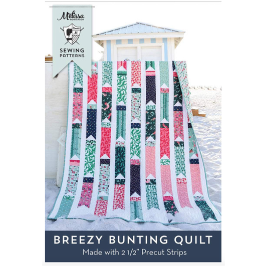 Melissa Mortenson ~ Breezy Bunting Quilt Pattern