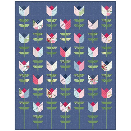 Melissa Mortenson ~ Tailored Tulips Quilt Pattern