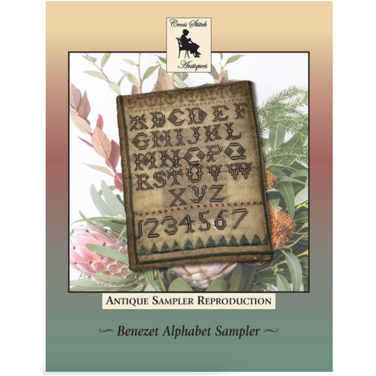 Cross Stitch Antiques | Benezet Alphabet Sampler MARKET 2024