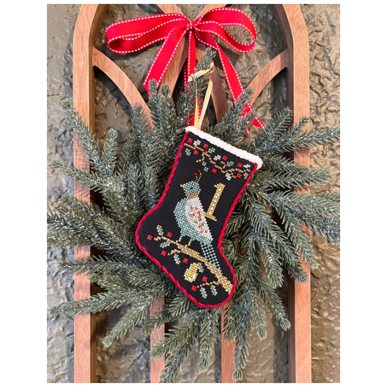 Annie Beez Folk Art | 12 Days of Christmas Stockings MARKET 2024