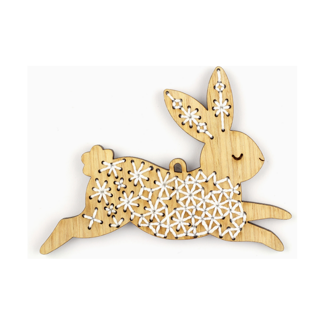 Kiriki Press ~ Rabbit Stitched Ornament Kit