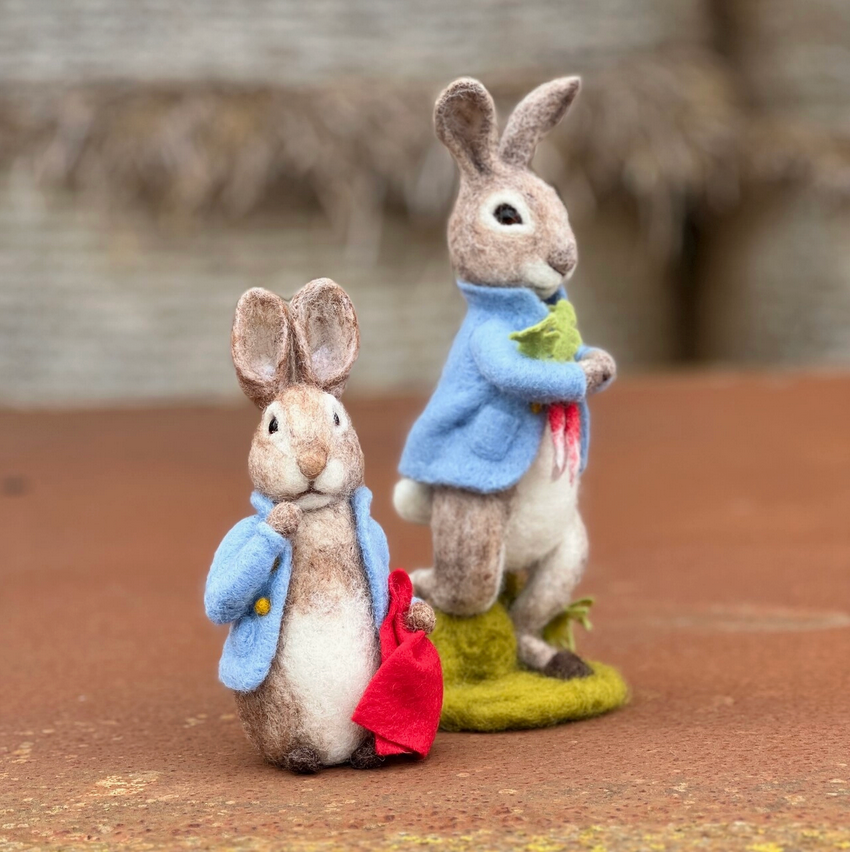 The Crafty Kit Company | Beatrix Potter - Peter Rabbit and the Stolen Radishes Needle Felting Kit