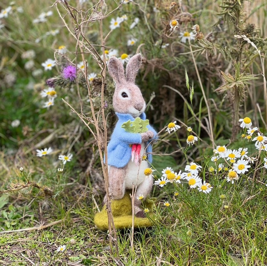 The Crafty Kit Company | Beatrix Potter - Peter Rabbit and the Stolen Radishes Needle Felting Kit