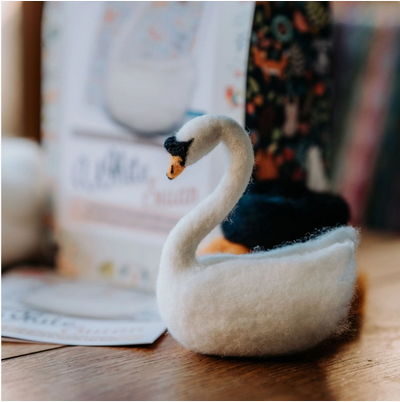 The Crafty Kit Company ~ White Swan Needle Felting Kit