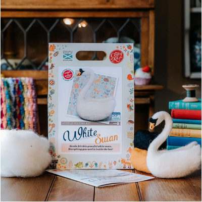 The Crafty Kit Company ~ White Swan Needle Felting Kit
