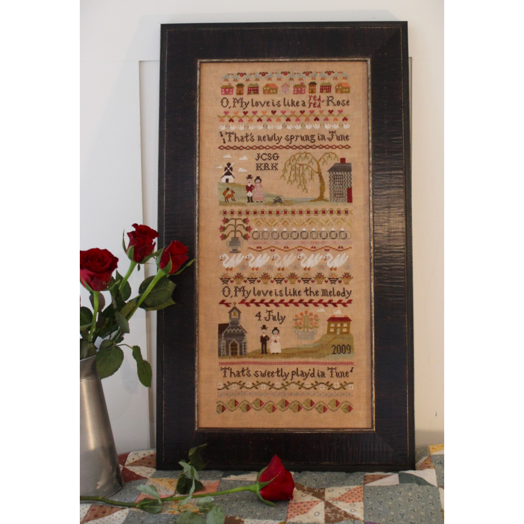 Cosford Rise Stitchery | Red, Red Rose Sampler MARKET 2024