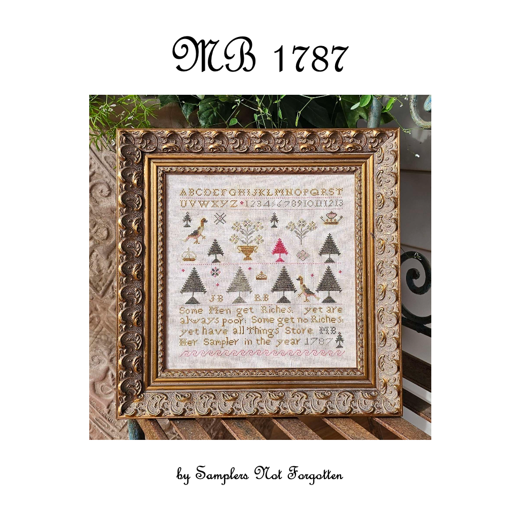 Samplers Not MB 1787 Sampler MARKET 2024 Hobby House Needleworks
