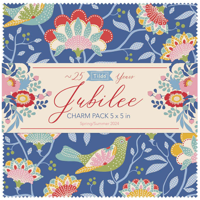 Tilda Fabrics Jubilee ~ TIL300189 ~ 5in. Charm Pack
