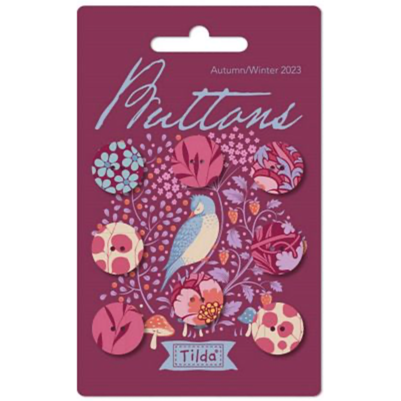 Tilda Hibernation Buttons 16mm 8 pcs