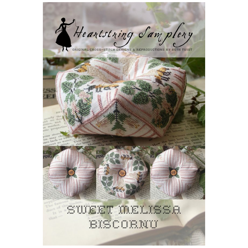 Heartstring Samplery | Sweet Melissa Biscornu MARKET 2024