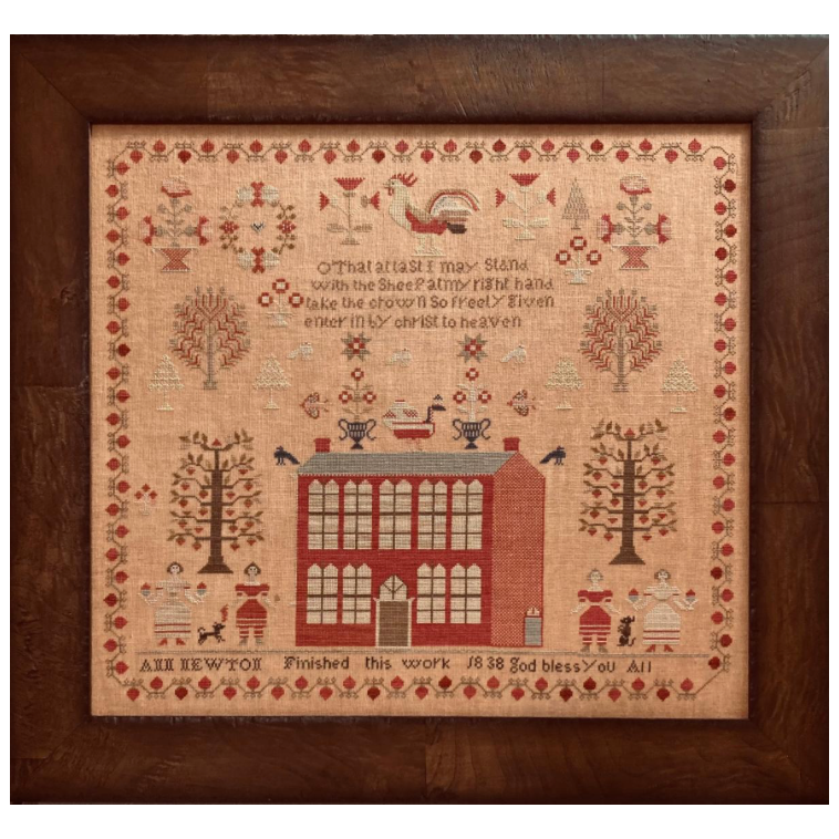 Cardan Antique & Needlework | Ann Newton 1838 Sampler