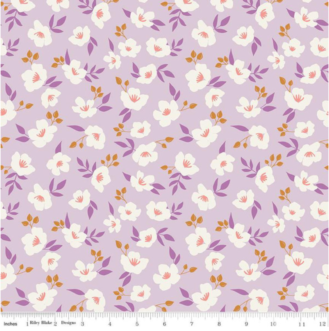 Let It Bloom ~ Flowing Floral C14282-LILAC