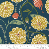 Imaginary Flowers ~ Matisses Garden ~ 48380 20 Midnight ~ One Yard