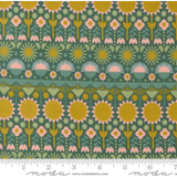 Imaginary Flowers ~ What If Florals Stripe ~ 48383 16 Spruce ~ One Yard