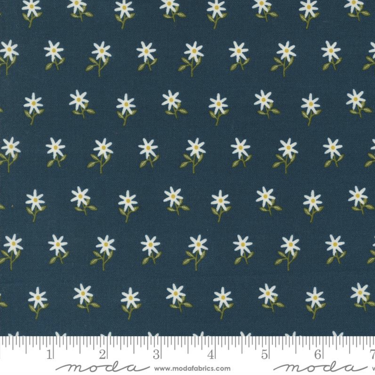 Imaginary Flowers ~ Wispy Flowers ~ 48384 20 Midnight ~ One Yard