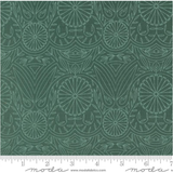 Imaginary Flowers ~ Flower Lines Damask ~ 48385 16 Spruce ~ One Yard