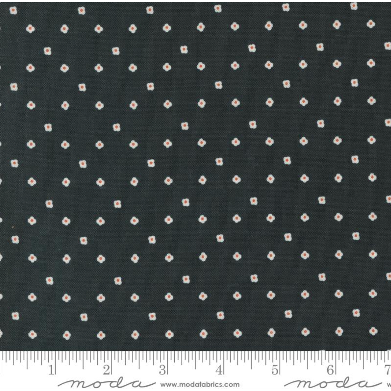 Imaginary Flowers ~ Baby Buds ~ 48386 21 Ebony ~ One Yard