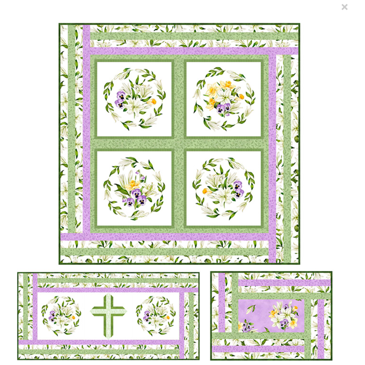 Miss Winnie Designs ~ Drive Thru Table Runner Pattern and/or Kit