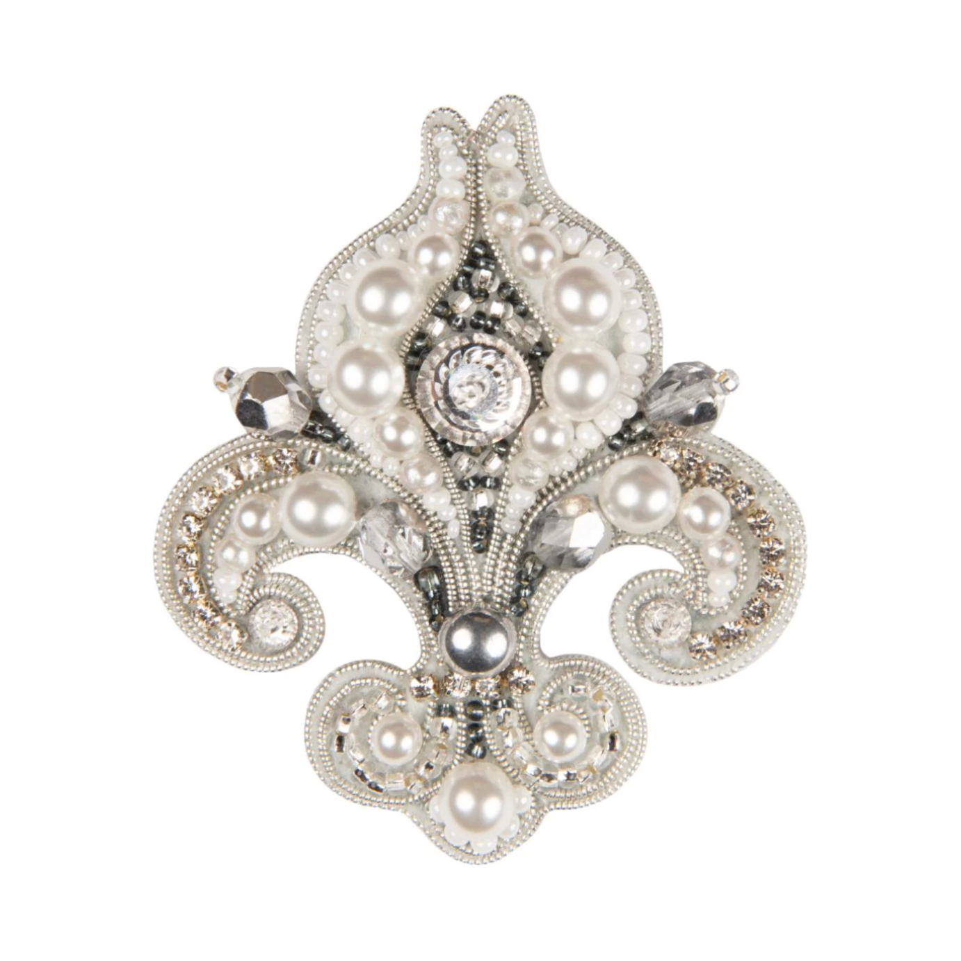 Beadwork Brooch Kit | Heraldic Lily BP-337C